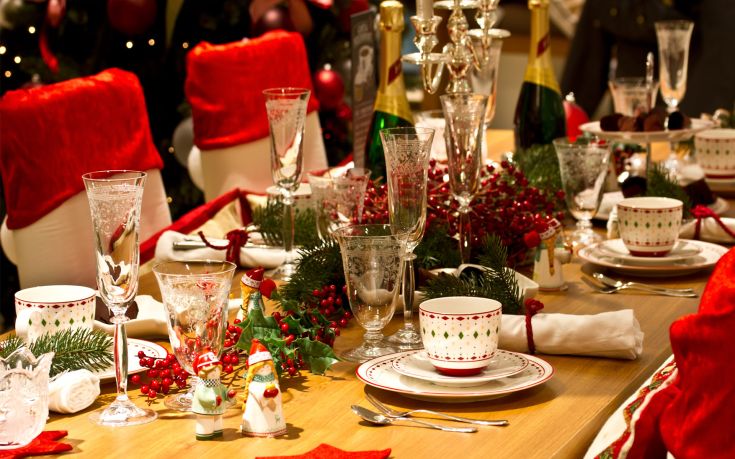 table christmas dining tabel xmas dinner