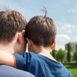 bigstock Father And Son On A City Backg 65170369 1