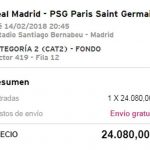 realmadrid psg ticket 1