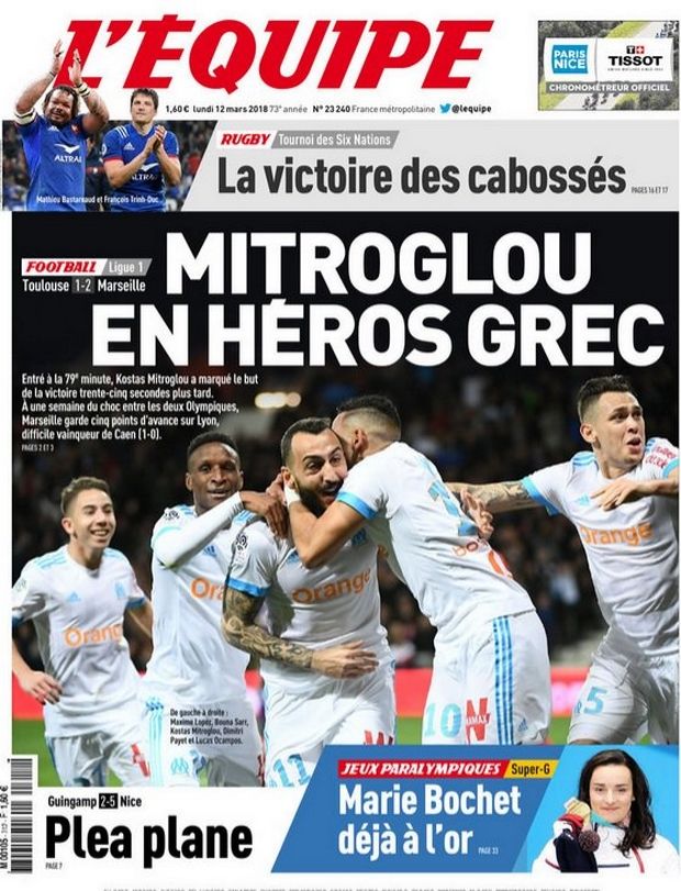 Αποθέωση της "Equipe" στον Μήτρογλου 4 lequipe