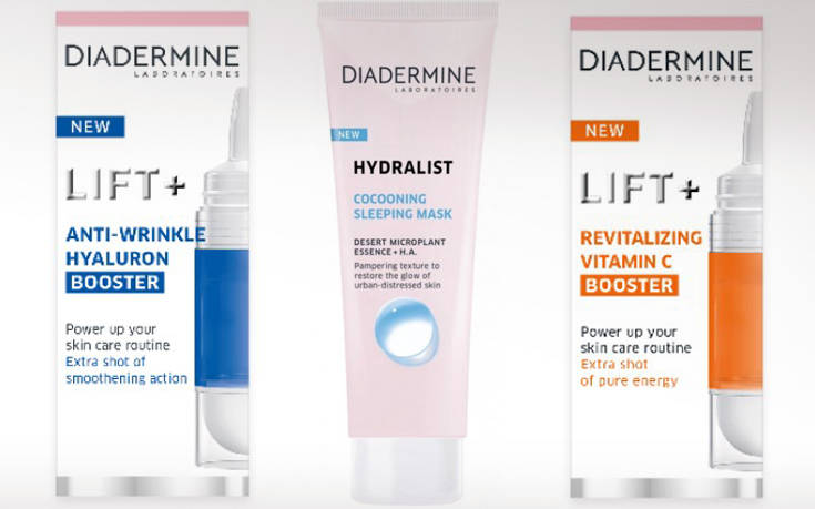 Νέα σειρά Diadermine LIFT+ Boosters και νέα σειρά Diadermine Hydralist 4 deiwon1