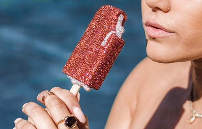 Παγωτά ξυλάκι από… Swarovski -Τρώγονται με τα μάτια!