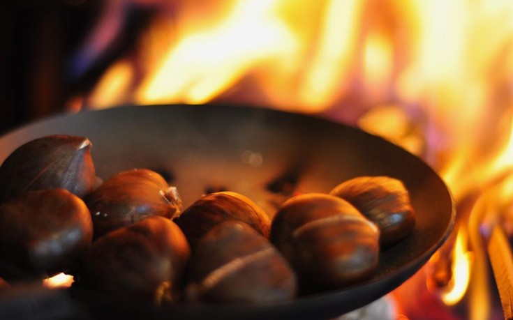 Chestnuts Roasting On An Open Fire