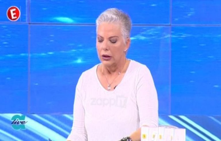 Η  Νανά Παλαιτσάκη έμαθε στον αέρα της εκπομπής τον θάνατο του πρώην συζύγου της