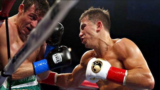 Ο Golovkin σπάει με μία γροθιά τα πλευρά του Macklin