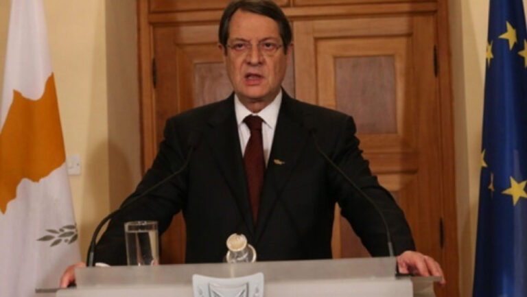Αναστασιάδης: Αν Τουρκία και Τουρκοκύπριοι επιθυμούν ειρηνική επίλυση, να βοηθήσουν