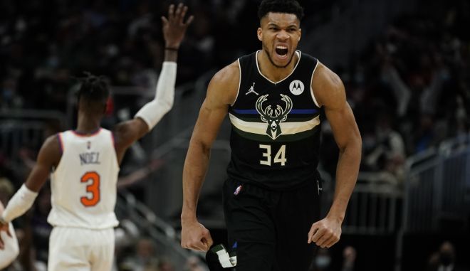 NBA, Γιάννης Αντετοκούνμπο: Η 38αρα του στην νίκη των Μπακς επί των Νικς