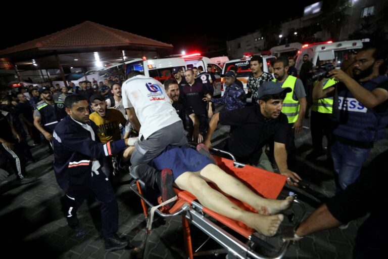 Φέρουν ευθύνη για την επίθεση στο νοσοκομείο της Γάζας