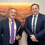 BEAthens MinisterforEurope with HMAmbassadorLodge